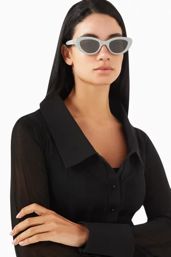 Unisex Conic G6 Cat-eye Sunglasses in Acetate