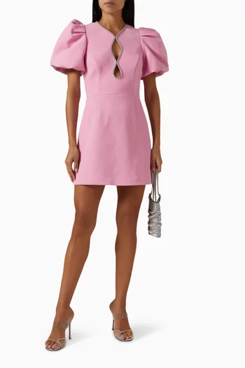 Karina Puff-sleeve Mini Dress