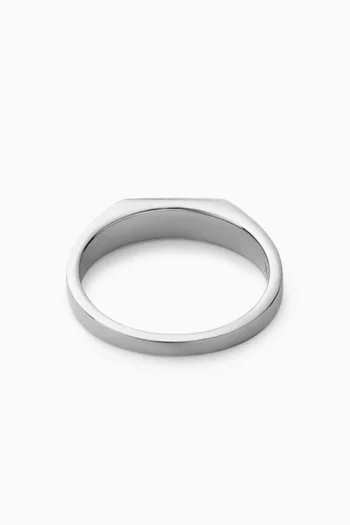 Valor Spinels Signet Ring in Sterling Silver