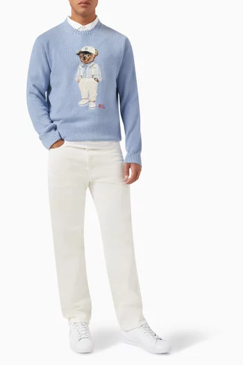 Polo Bear Sweater in Cotton-knit