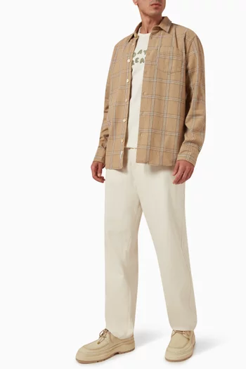 Fable Check Shirt in Cotton-blend