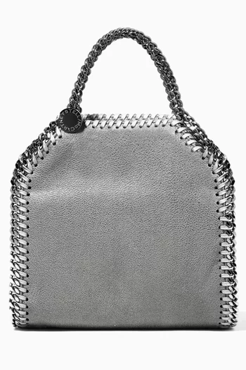 Grey Falabella Shaggy Deer Tiny Shoulder Bag