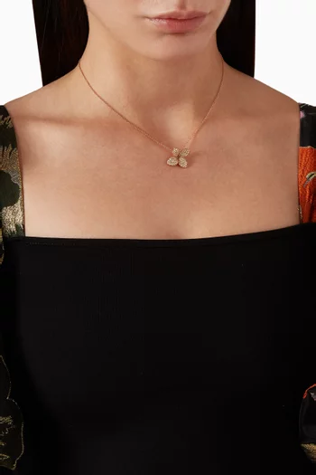 Petit Garden Necklace with Diamonds in 18kt Rose Gold