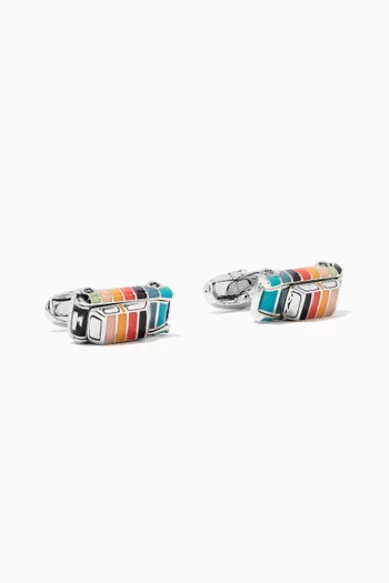 Mini Car Cufflinks in Metal    