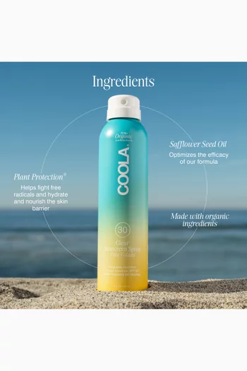 بخاخ كلاسيك عضوي لحماية الجسم من الشمس مع عامل الحماية SPF30 بعطر بينا كولادا، 177 ملل