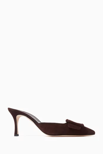Maysale 70 Mules in Suede