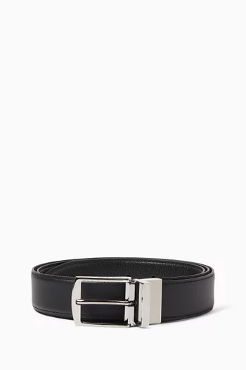 Reversible Belt in Leather