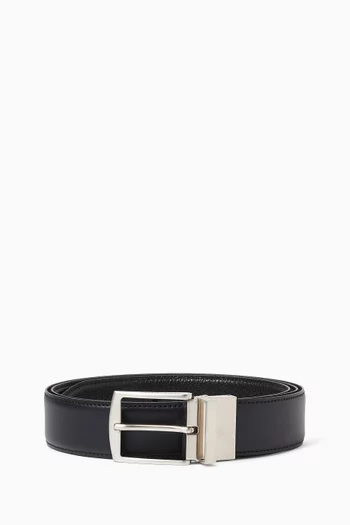 Reversible Belt in Leather