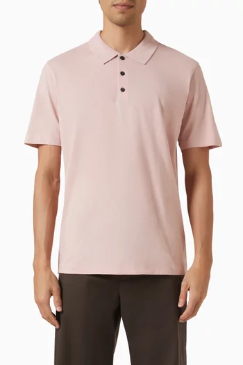 Bron Polo Shirt in Slub Cotton