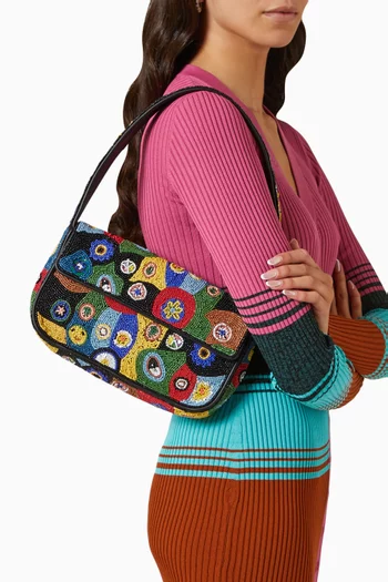 Tommy Beaded Shoulder Bag