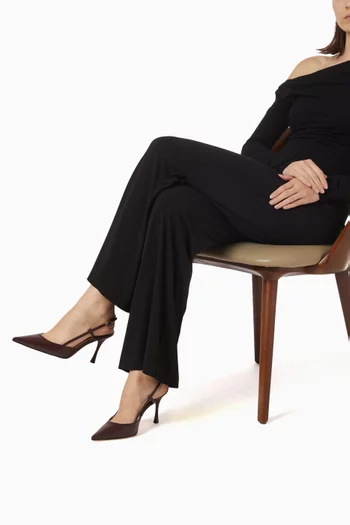 Ascent 85 Slingback Pumps in Leather