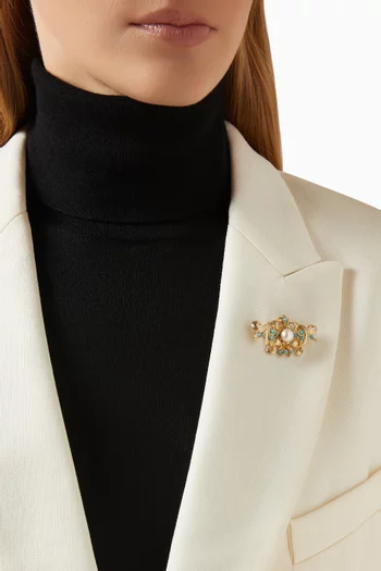 Rediscovered 1980s Edwardian Revival Brooch