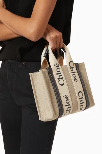 Small Woody Tote Bag in Canvas