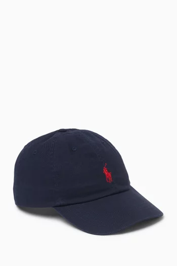 Logo Sports Cap in Cotton