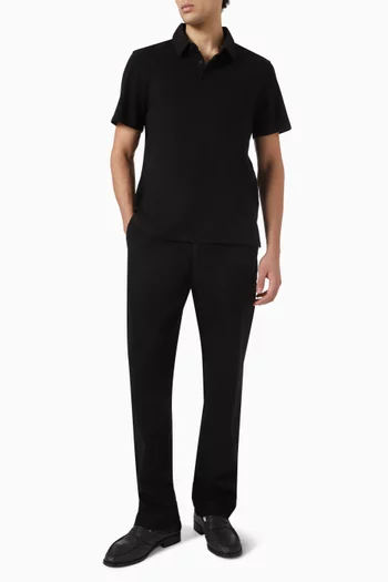 Garment-dye Polo Shirt in Cotton