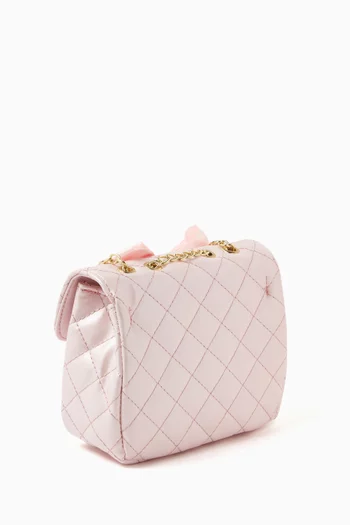 Skyla Quilted Crossbody Bag in Faux Leather