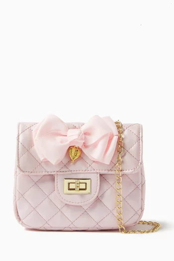 Skyla Quilted Crossbody Bag in Faux Leather