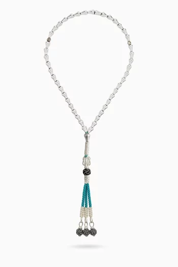 Small Aluminum Masbaha Prayer Beads