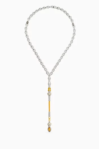 Small Aluminum Masbaha Prayer Beads