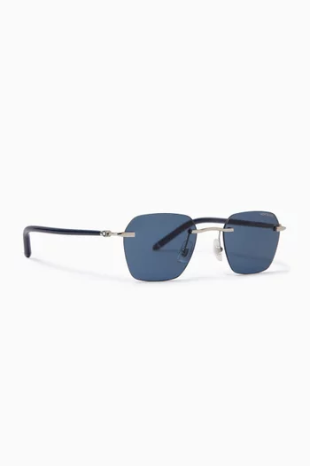 Square Sunglasses in Metal