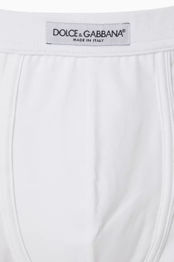 Logo Boxers in Stretch Cotton