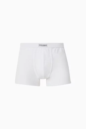 Logo Boxers in Stretch Cotton