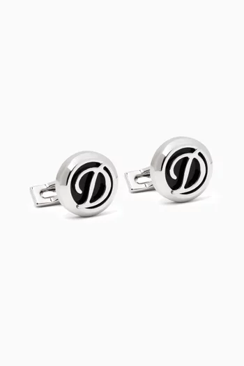 D Cufflinks in Metal