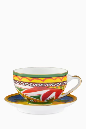 Carretto Limoni Espresso Set in Porcelain