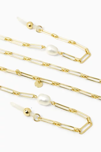 Leia Eyeglasses Chain in Metal