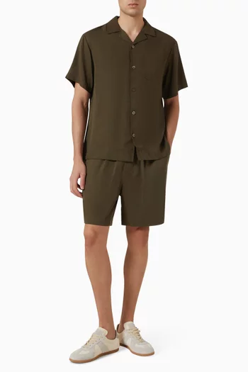 Shorts in Tencel