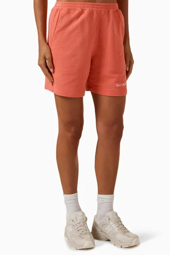 Logo Gym Shorts in Cotton Blend