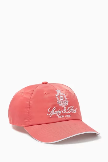 Logo Vendome Hat in Nylon & Cotton