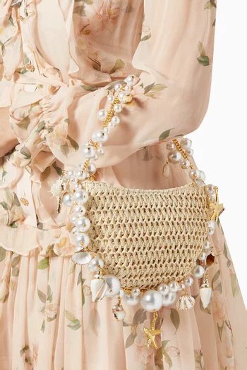 Shell Bag in Raffia