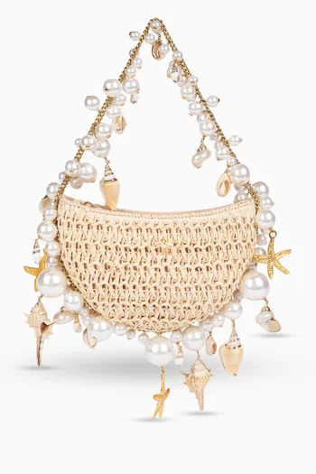 Shell Bag in Raffia