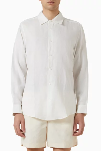 Slim-fit Shirt in Linen