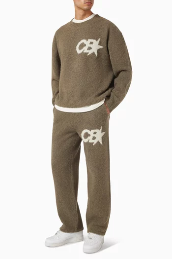 Logo Knit Pants in Merino-wool
