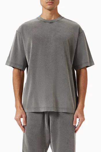 Crewneck T-shirt in Organic Cotton
