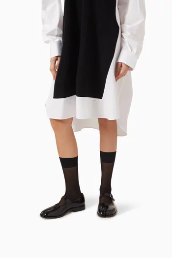 Tabi Mary-Janes Shoes in Brushed Leather