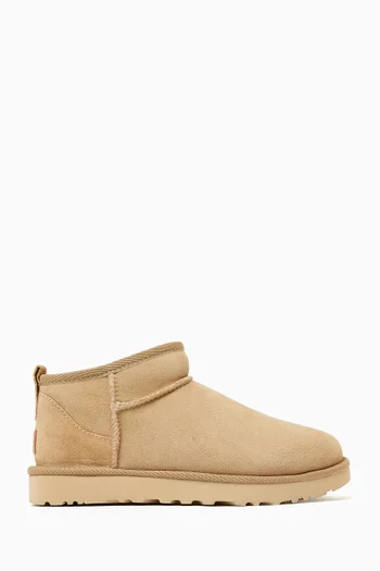 Classic Ultra Mini Boots in Suede