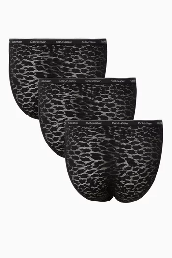 Icon Lace Bikini, Set of 3