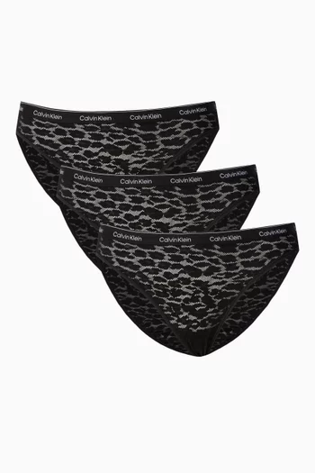 Icon Lace Bikini, Set of 3