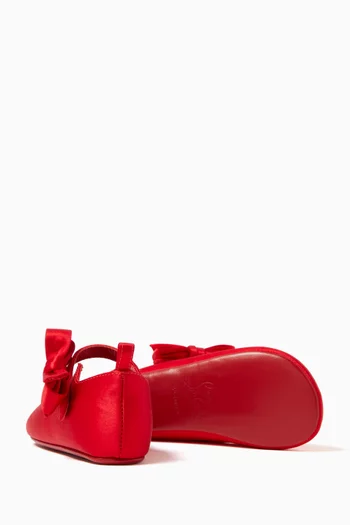 Lou Babe Ballerinas in Satin Crepe