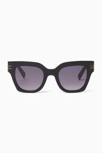 B.Zero 1 Square Sunglasses in Acetate