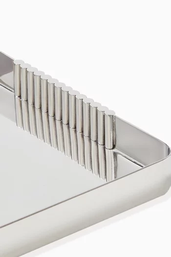 Small Thorpe Rectangular Tray in Stainless Steel