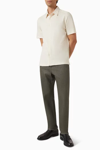 Noran Cosmos Shirt in Slub-cotton
