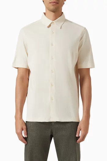 Noran Cosmos Shirt in Slub-cotton