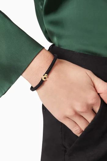 Ein Fabric Bracelet in 18kt Gold