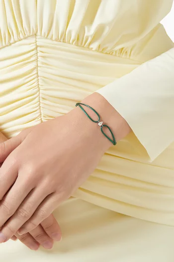 Like A Diamond Thread Bracelet in 18kt White Gold