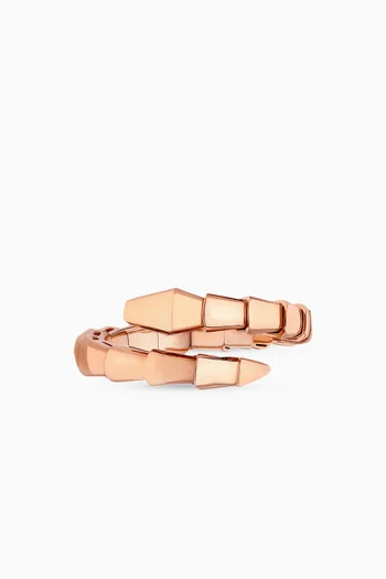 Serpenti Viper Ring in 18kt Rose Gold