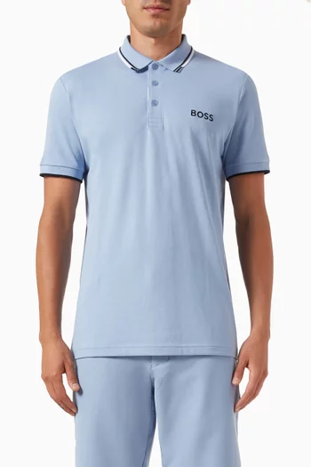 Logo Polo Shirt in Cotton-blend